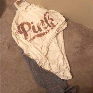 VS Pink legging and Long sleeve